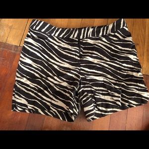 Animal print shorts